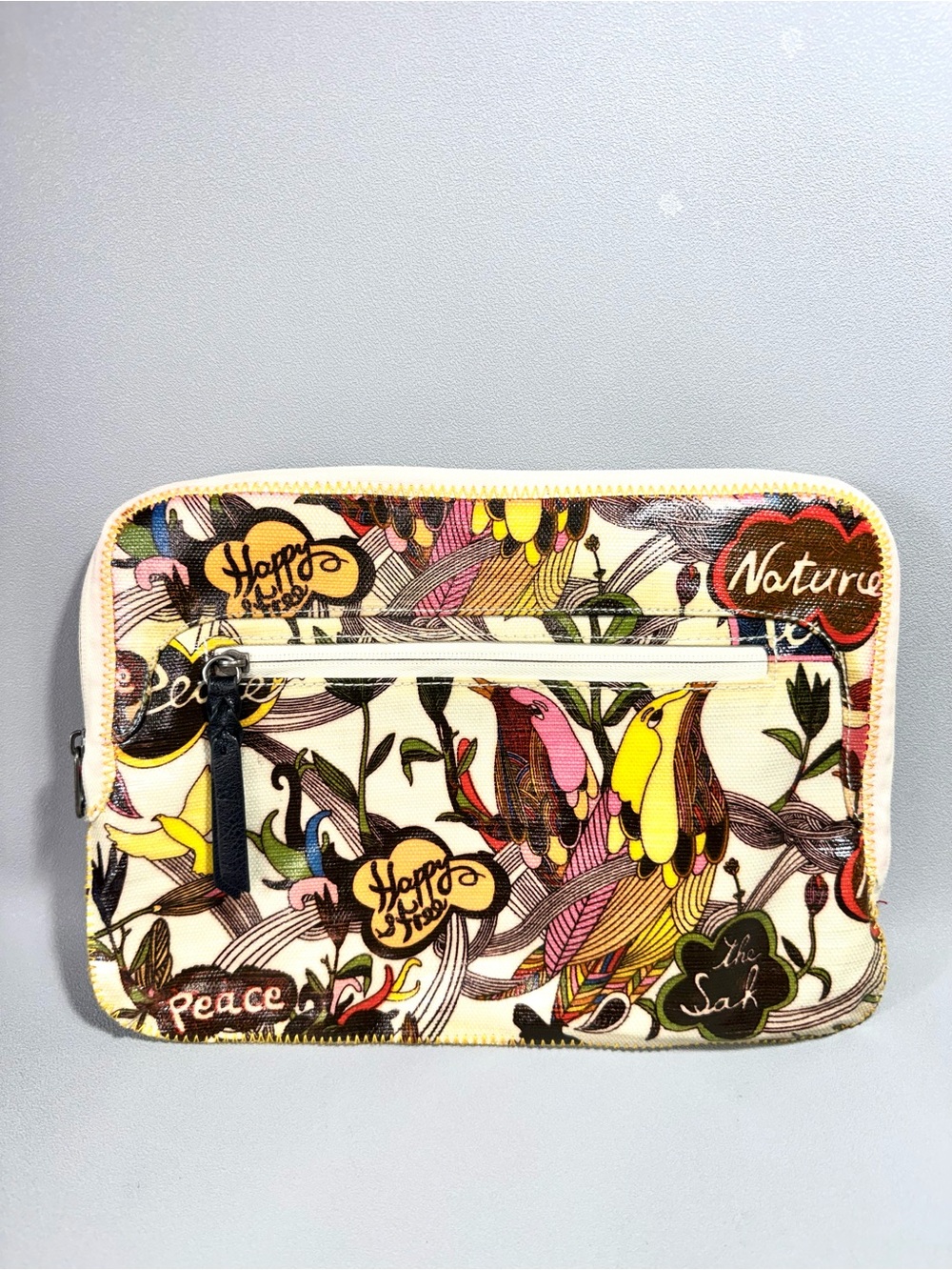 The Sak Sakroots Bird & Floral Coated Canvas Tablet Case